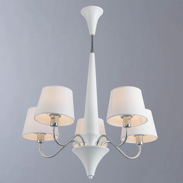 Подвесная люстра Arte Lamp A1528LM-5WH изображение 3 Подвесная люстра Arte Lamp A1528LM-5WH Фото № 3