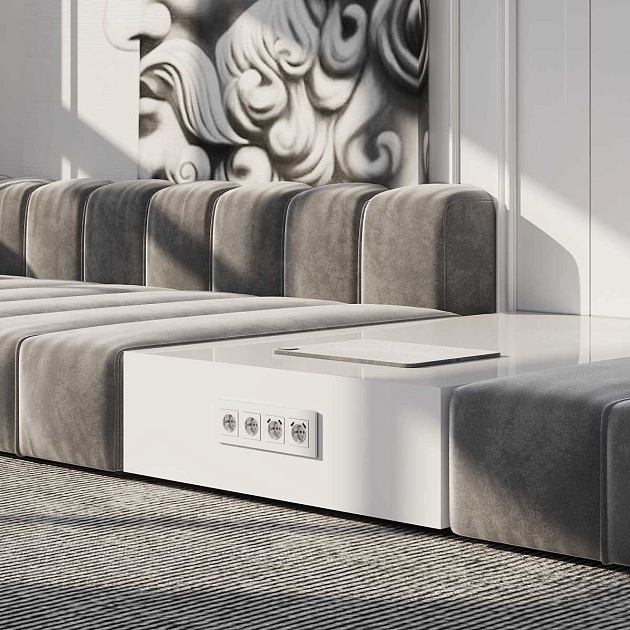 Розетка с заземлением Werkel белый W1171001 4690389155116 изображение 2 Розетка с заземлением Werkel белый W1171001 4690389155116 Фото № 2