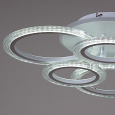 Потолочная светодиодная люстра Reluce 09812-3.3-3+3A WH (RGB) 3