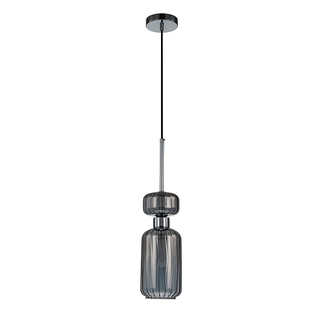Подвесной светильник Escada Gloss 1141/1S Chrome/Smoke изображение 1 Подвесной светильник Escada Gloss 1141/1S Chrome/Smoke Фото № 1