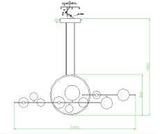 Подвесная люстра Kink Light Иона 09408-10L,19 1