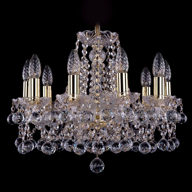 Подвесная люстра Bohemia Ivele 1413/10/165 G Balls Фото № 1