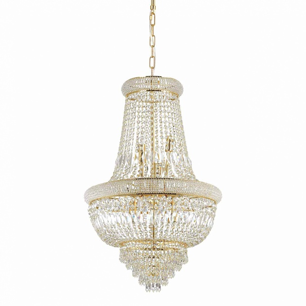 Подвесная люстра Ideal Lux Dubai SP10 Ottone 207216 Фото № 1
