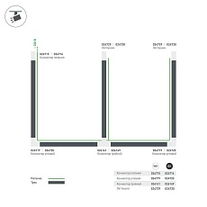 Коннектор T-образный Arlight соединение внутри/слева LGD-4TR-Con-INT-L2-WH 026141 3