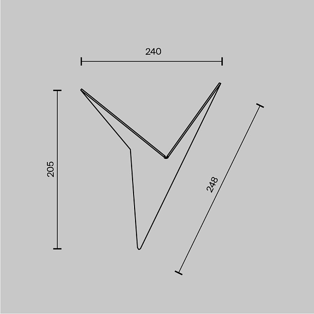 Настенный светодиодный светильник Maytoni Trame C808WL-L3W Фото № 2
