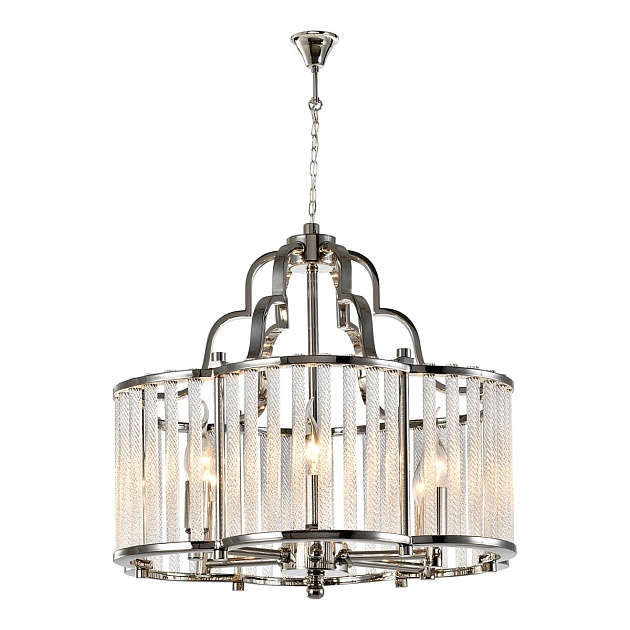 Подвесная люстра iLamp Qeens P9501-6 NIC изображение 1 Подвесная люстра iLamp Qeens P9501-6 NIC Фото № 1