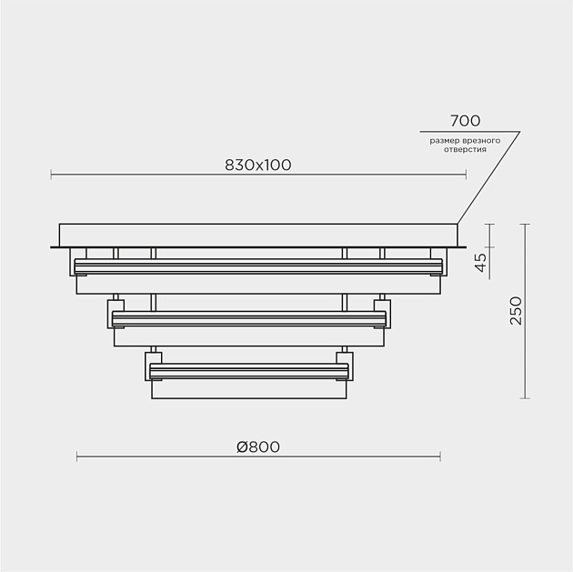Потолочный светильник Modelux Modelight MDL.1059.830CL WH изображение 3 Потолочный светильник Modelux Modelight MDL.1059.830CL WH Фото № 3