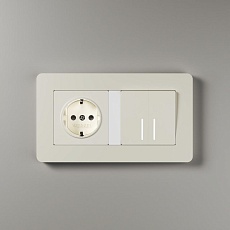 Рамка Werkel Split на 2 поста айвори/белый W0023066 4690389206054 5