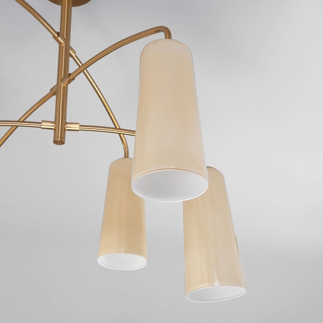 Подвесная люстра Eurosvet Omber 70137/6 латунь Фото № 4