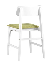 Комплект стульев Stool Group ODEN WHITE мягкое сидение оливковое 2шт MH52035 WHITE BZ-13 GREEN X2 5