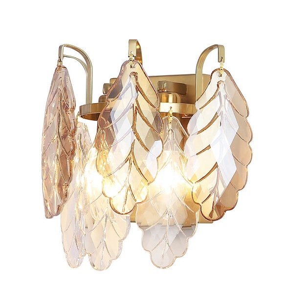 Бра Crystal Lux Trevi AP2 Brass Фото № 4
