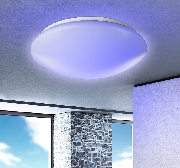 Потолочный светодиодный светильник Globo Kirsten 41672RGB изображение 6 Потолочный светодиодный светильник Globo Kirsten 41672RGB Фото № 6