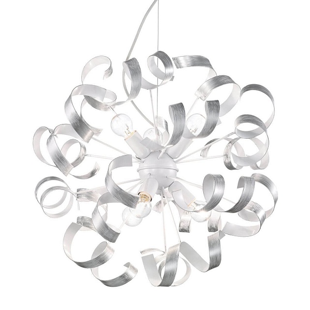 Подвесная люстра Ideal Lux Vortex SP6 Argento 101613 Фото № 1