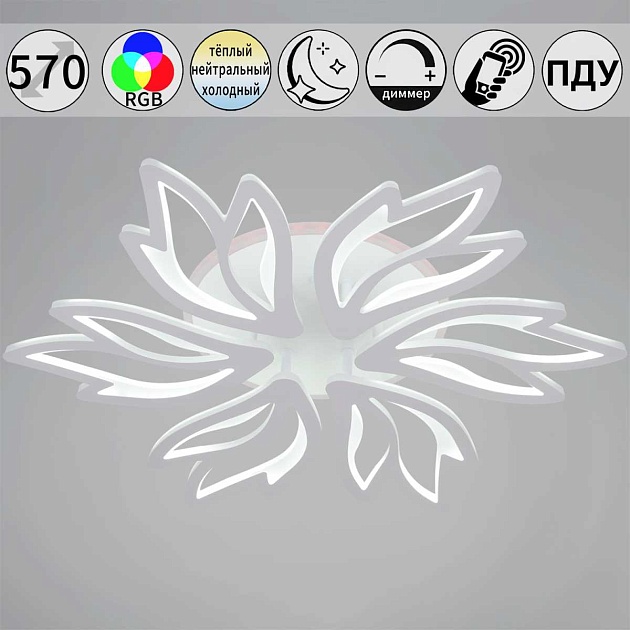 Светильник потолочный Reluce 09862-0.3-05 WH изображение 1 Светильник потолочный Reluce 09862-0.3-05 WH Фото № 1