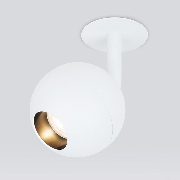 Встраиваемый светодиодный спот Elektrostandard Ball 9925 LED 8W 4200K белый a053734 фото 