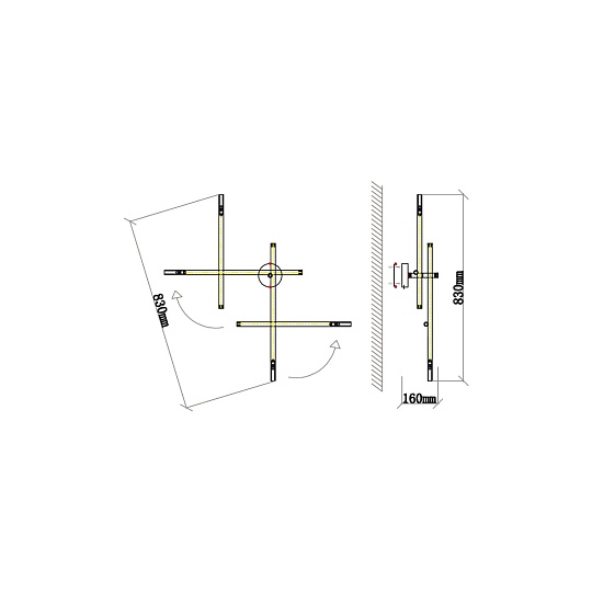 Бра Vele Luce Corda VL5534W24 изображение 4 Бра Vele Luce Corda VL5534W24 Фото № 4