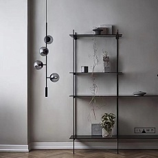Подвесная люстра iLamp Artis 8149P/4B BK-SM