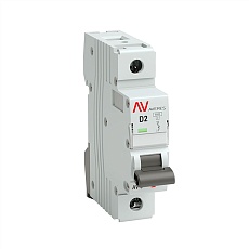 Выключатель автоматический AV-6 1P 2A (D) 6kA EKF AVERES mcb6-1-02D-av