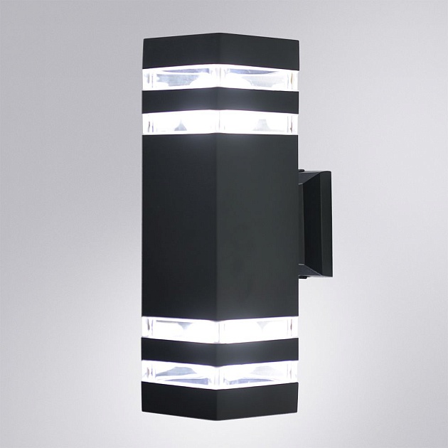 Уличный настенный светильник Arte Lamp Heather A4413AL-2BK Фото № 3