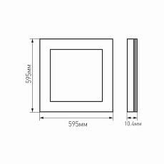 Светодиодная панель Arlight IM-S600x600-40W White6000 023144(2) 1