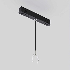 Коннектор с тросовым подвесом Tau в шинопровод Gravity Maytoni Technical TRA101SWT-2BB 5