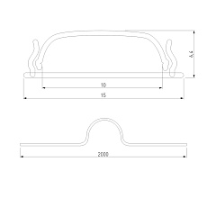 Профиль гибкий алюминиевый с рассеивателем Elektrostandard LL-2-ALP012 a053631 1