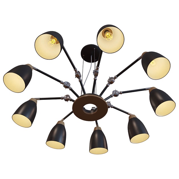 Подвесная люстра Loft IT Watchman Loft4402/9Bl изображение 3 Подвесная люстра Loft IT Watchman Loft4402/9Bl Фото № 3