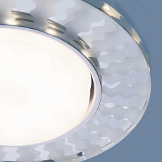 Встраиваемый светильник Elektrostandard 3038 GX53 SL/WH зеркальный/белый a047767 3