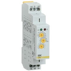 Реле времени ORT многофункциональное 1 контакт 12-240В AC/DC IEK ORT-M1-ACDC12-240V