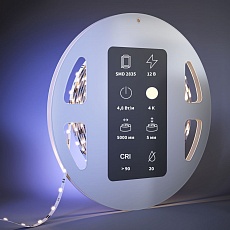 Светодиодная лента Maytoni 4,8W/m 60LED/m 2835SMD дневной белый 5M 201104 1