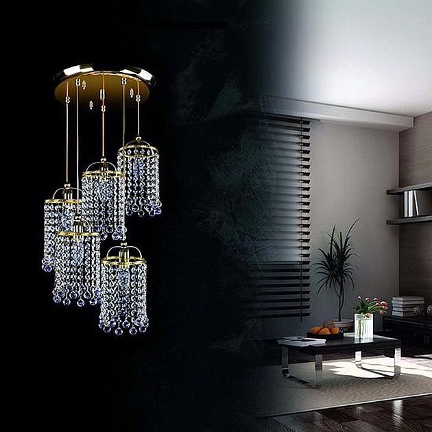 Подвесная люстра Artglass Small Game 08-05 CE Фото № 3