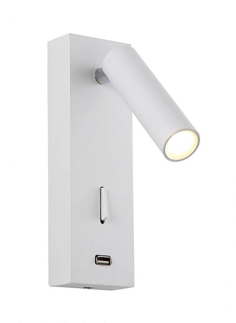 Настенный светильник Crystal Lux CLT 210W USB WH Фото № 2