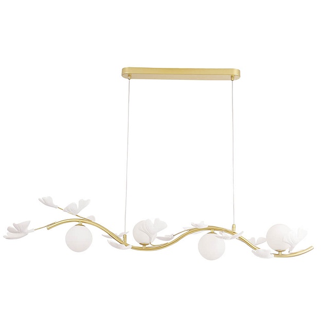 Подвесная люстра Crystal Lux Colibri SP4 Gold изображение 1 Подвесная люстра Crystal Lux Colibri SP4 Gold Фото № 1