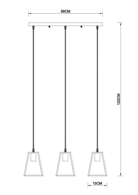 Подвесной светильник Arte Lamp Brussels A8030SP-3WH фото 2