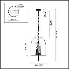 Подвесная люстра Odeon Light Neo Bell 4892/4 5