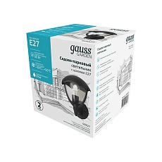 Уличный настенный светильник Gauss Aura GD027 1