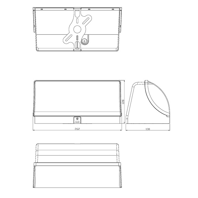 Уличный настенный светодиодный светильник Escada 30002W/01Led BK Фото № 2