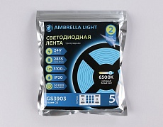 Светодиодная лента Ambrella Light 26W/m 324LED/m 2835SMD холодный белый 5M GS3903 3