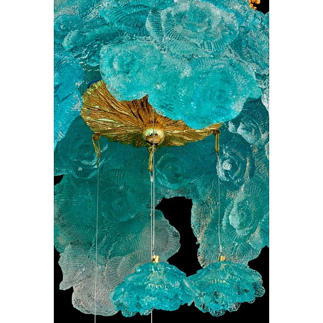Подвесной светильник Fluorite Pirilampo Turquoise FL1186-1PB Фото № 3