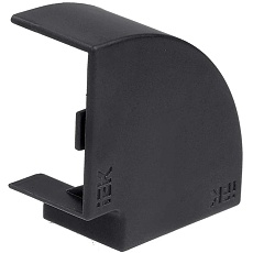 ELECOR Поворот 90град КМП 25х16 черный (4шт/компл) IEK EL-KK10D-P-025-016-K02