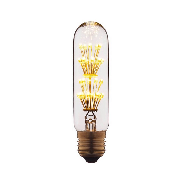 Лампа светодиодная филаментная E27 2W прозрачная T1030LED Фото № 1