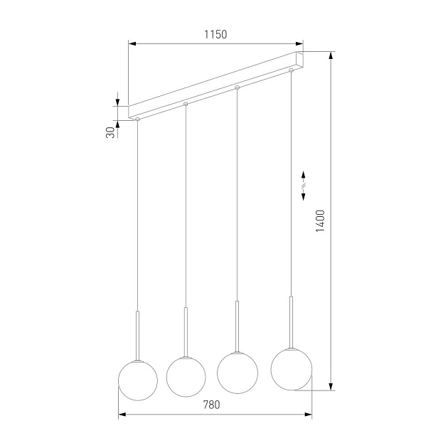 Подвесной светильник TK Lighting 4503 Martin Фото № 2