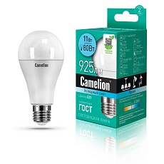 Лампа светодиодная Camelion E27 11W 4500K LED11-A60/845/E27 12036