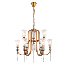 Подвесная люстра Lumina Deco Rionella LDP 8041-6+3 S.GD