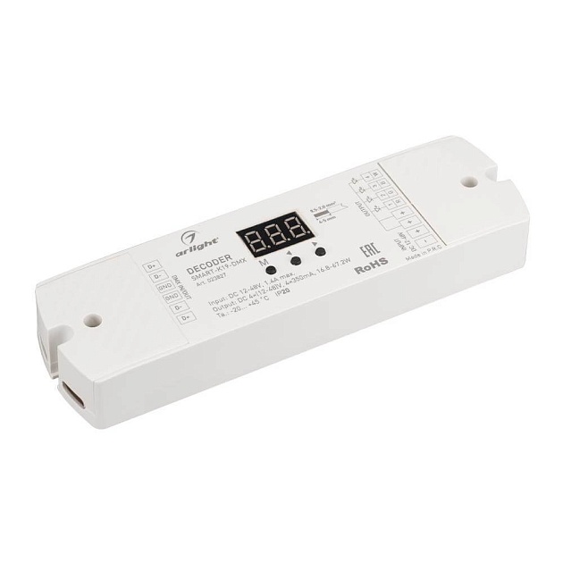 Декодер Arlight Smart-K19-DMX 023827 изображение 1 Декодер Arlight Smart-K19-DMX 023827 Фото № 1