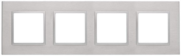 Рамка 4-постовая ЭРА Elegance 14-5204-03 Б0034559 Фото № 1