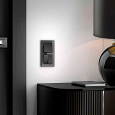 Клавиша Werkel Hammer для выключателя перекрестного черный W1219008 4690389162220 3