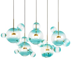 Подвесной светодиодный светильник Loft IT Bolle 2027-S5 Blue 4