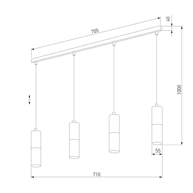 Подвесной светильник TK Lighting 4357 Elit White Фото № 3
