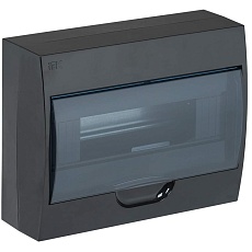 KREPTA 3 Корпус пластиковый ЩРН-П-12 IP41 черный IEK MKP12-N-12-41-K02